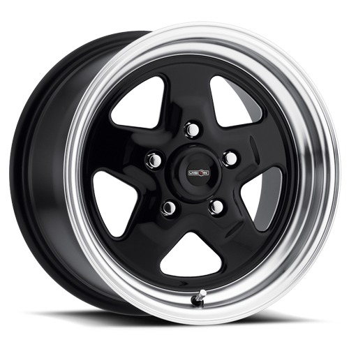 Vision Nitro 521 Gloss Black With Machined Lip