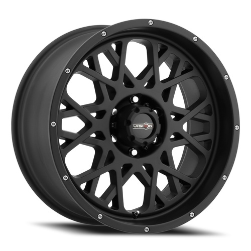 Vision Offroad Rocker 412 Satin Black - Part Number 412-20070SB-25 Vision Offroad Rocker 412 Satin Black Photo