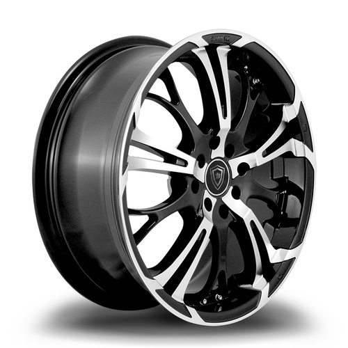 White Diamond W667 Black Machined Photo