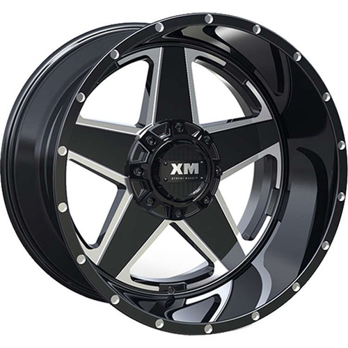 Xtreme Mudder XM315 Gloss Black Milled - Part Number XM315189511551270781BM Xtreme Mudder XM315 Gloss Black Milled Photo