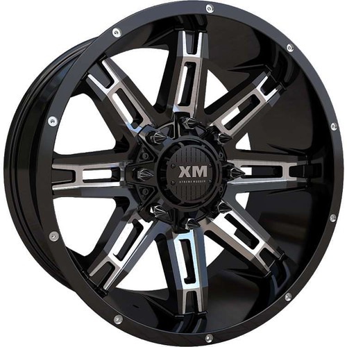Xtreme Mudder Xm-335 Gloss Black Milled