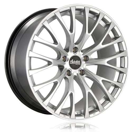 Advanti Racing Fastoso 77 Silver W Machined Undercut - Part Number 77S-FS0N51245S Advanti Racing Fastoso 77 Silver W Machined Undercut Photo