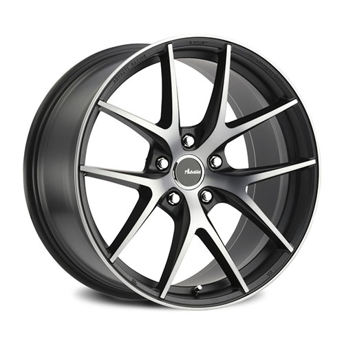 Advanti Racing Vigoroso 95 Matte Black W Machined Face - Part Number 95MB-VI88510455 Advanti Racing Vigoroso 95 Matte Black W Machined Face Photo