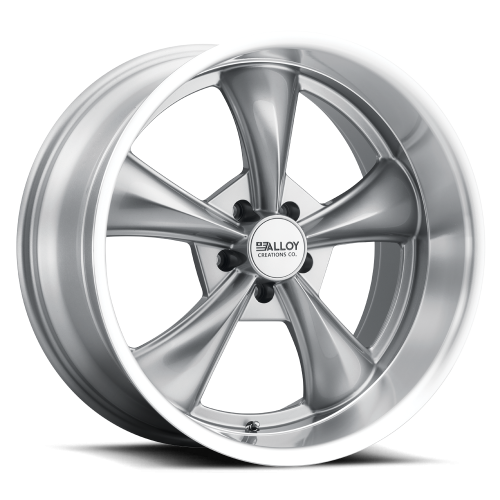 Alloy Creations Ac505 Gray Machined Lip - Part Number 505LA-1770J0 Alloy Creations Ac505 Gray Machined Lip Photo