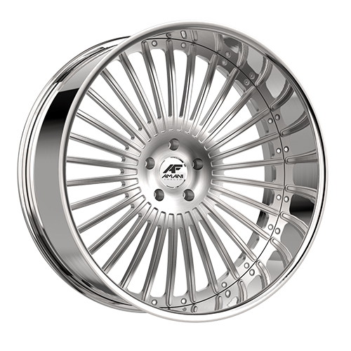 Amani Street R.E.A.L. Brushed With Chrome Lip - Part Number REA26934282F1BCX Amani Street R.E.A.L. Brushed With Chrome Lip Photo