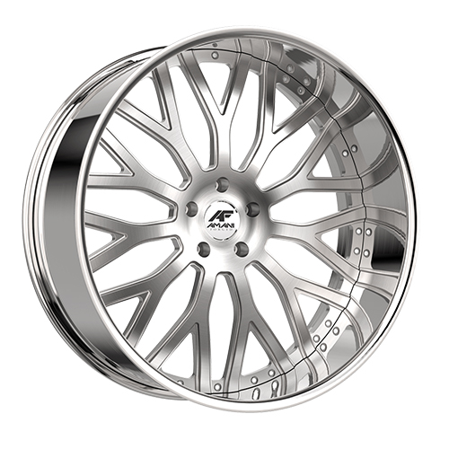 Amani Street Sorleno Brushed W/ Chrome Lip