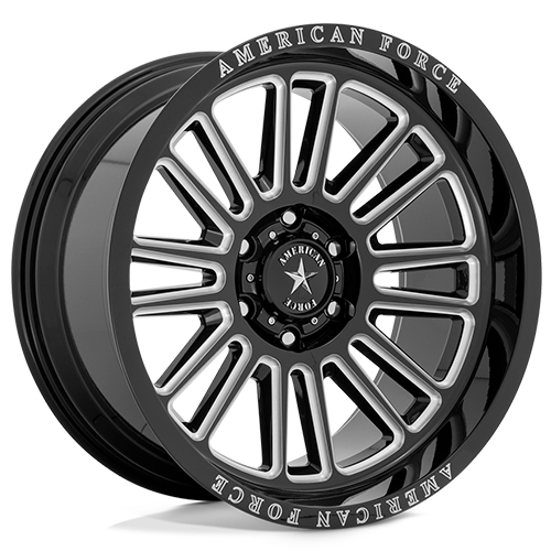 American Force AC003 Weapon Gloss Black Milled - Part Number AC003BB22106818N American Force AC003 Weapon Gloss Black Milled Photo