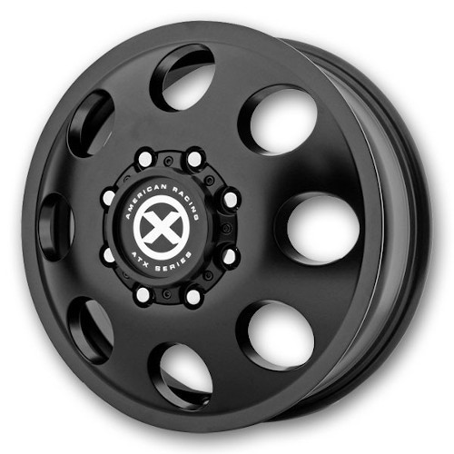 American Racing AR204 Dually Black Front - Part Number AR204765897111 American Racing AR204 Dually Black Front Photo