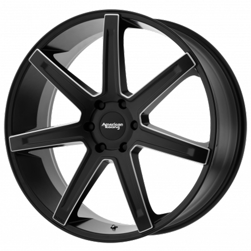 American Racing Revert AR938 Satin Black W/ Milled Spokes - Part Number AR93822963938 American Racing Revert AR938 Satin Black W/ Milled Spokes Photo