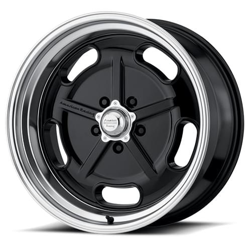 American Racing Salt Flat VN511 Gloss Black W/ Diamond Cut Lip - Part Number VN51128050300 American Racing Salt Flat VN511 Gloss Black W/ Diamond Cut Lip Photo