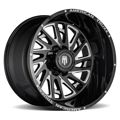American Truxx Blade AT1905 Matte Black W/ Milled Spokes - Part Number AT1905-241491M American Truxx Blade AT1905 Matte Black W/ Milled Spokes Photo
