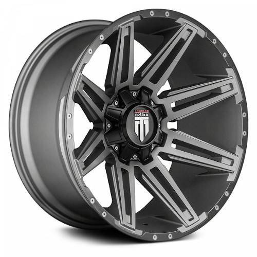 American Truxx Boom AT1903 Gunmetal W/ Black Lip - Part Number AT1903-2978GM-12 American Truxx Boom AT1903 Gunmetal W/ Black Lip Photo
