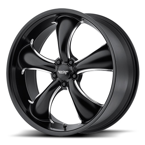American Racing TT60 AR912 Satin Black W/ Milled Spokes - Part Number AR91228512945 American Racing TT60 AR912 Satin Black W/ Milled Spokes Photo
