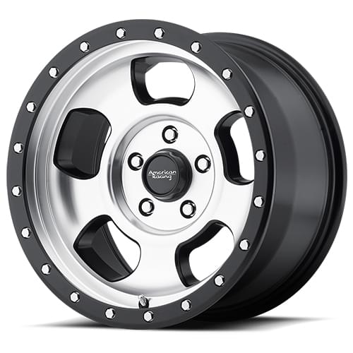 American Racing Ansen AR969 Satin Black W/ Machined Face - Part Number AR96978558525 American Racing Ansen AR969 Satin Black W/ Machined Face Photo