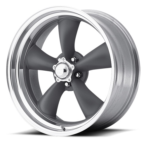 American Racing Torq Thrust II VN215 Gray W/ Polished Barrel - Part Number VN2154765 American Racing Torq Thrust II VN215 Gray W/ Polished Barrel Photo