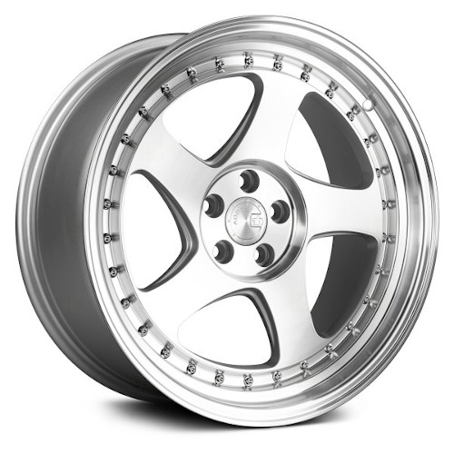 Aodhan AH01 Silver W/ Machined Face & Lip - Part Number AH0118955114330SMF Aodhan AH01 Silver W/ Machined Face & Lip Photo