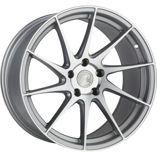 Aodhan AH09 Gloss Silver W/ Machined Face Passenger - Part Number AH91885511235SMF_P Aodhan AH09 Gloss Silver W/ Machined Face Passenger Photo