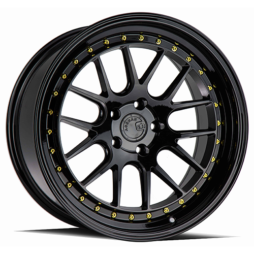Aodhan DS06 Gloss Black W/ Gold Rivets - Part Number DS61911511415GB Aodhan DS06 Gloss Black W/ Gold Rivets Photo