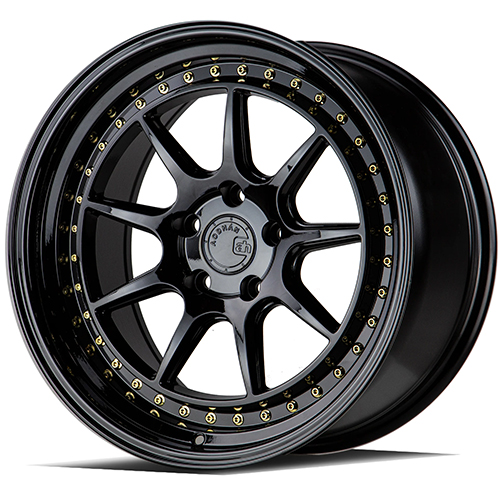 Aodhan DS-X Gloss Black W/ Gold Rivets - Part Number DSX1895510035GB Aodhan DS-X Gloss Black W/ Gold Rivets Photo
