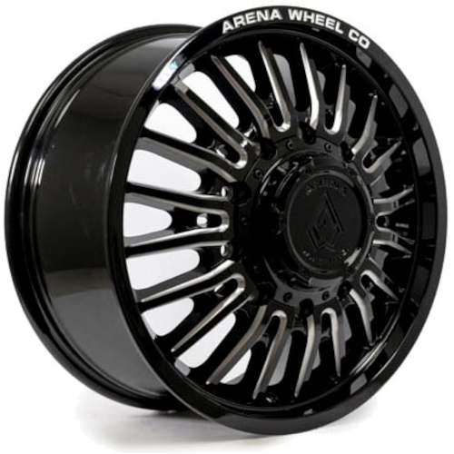 Arena A113 Dually Thunder Front Gloss Black Milled Photo