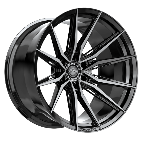 Arvano Art-3 Gloss Black & Brushed Double Dark Tint Photo