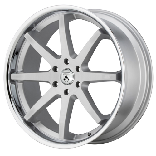 Asanti Black Label ABL-32 Brushed Silver W/ Chrome Lip - Part Number ABL32-29052430 Asanti Black Label ABL-32 Brushed Silver W/ Chrome Lip Photo