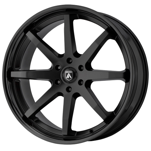 Asanti Black Label ABL-32 Satin Black W/ Gloss Black Lip - Part Number ABL32-29052730 Asanti Black Label ABL-32 Satin Black W/ Gloss Black Lip Photo