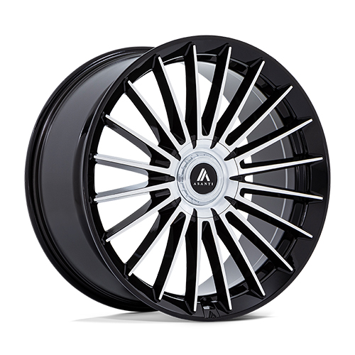 Asanti Black Label ABL-48 Viceroy Gloss Black W/ Machined Face
