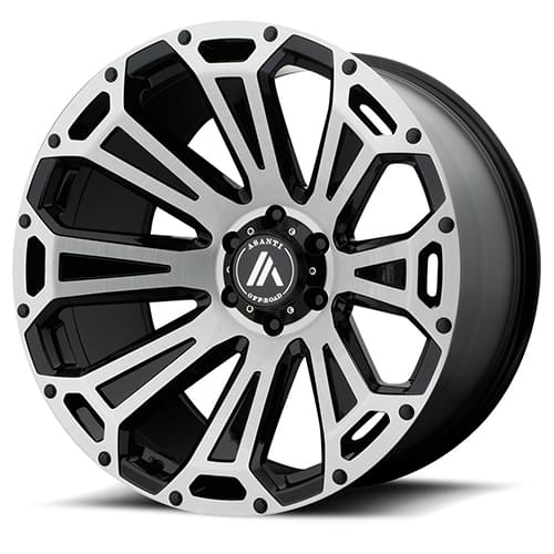 Asanti Offroad AB813 Black Brushed - Part Number AB813-201080BB12N Asanti Offroad AB813 Black Brushed Photo