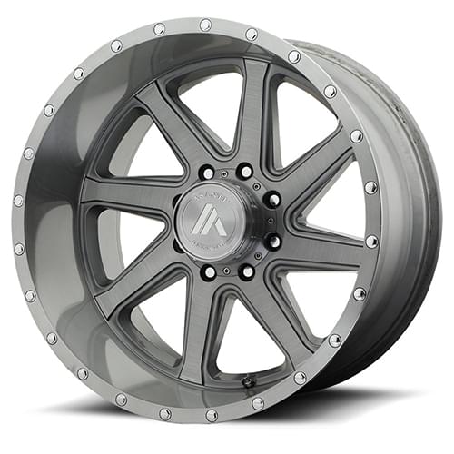 Asanti Offroad AB814 Titanium Brushed - Part Number AB814-201080TB12NR Asanti Offroad AB814 Titanium Brushed Photo
