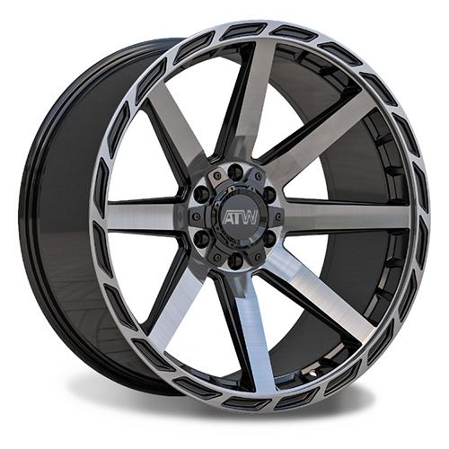 ATW Offroad Everglades Gloss Black Brushed Face With Dark Tint - Part Number WATWEVE201614 ATW Offroad Everglades Gloss Black Brushed Face With Dark Tint Photo