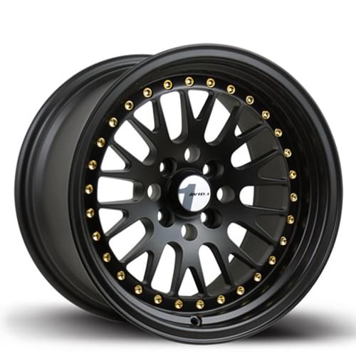 Avid 1 AV-12 Black W/ Gold Rivets - Part Number AV1215904C25BG Avid 1 AV-12 Black W/ Gold Rivets Photo