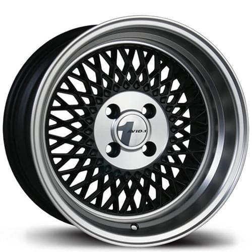Avid 1 AV-18 Matte Black W/ Machined Lip - Part Number AV1815804C25MB Avid 1 AV-18 Matte Black W/ Machined Lip Photo