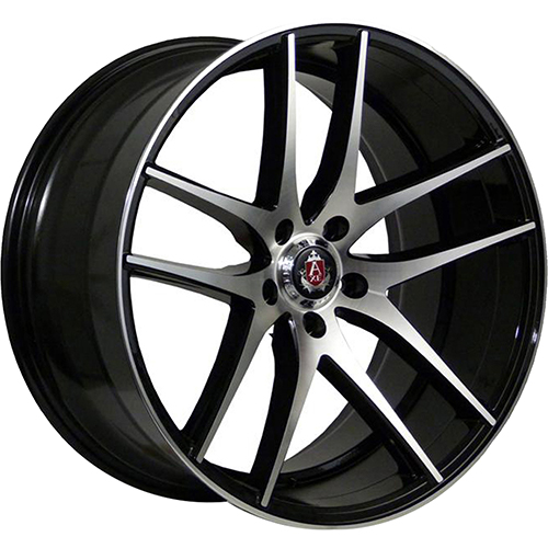 Axe EX19 Gloss Black Machined Face - Part Number 9519BLNK40EX19BM-5x120 Axe EX19 Gloss Black Machined Face Photo