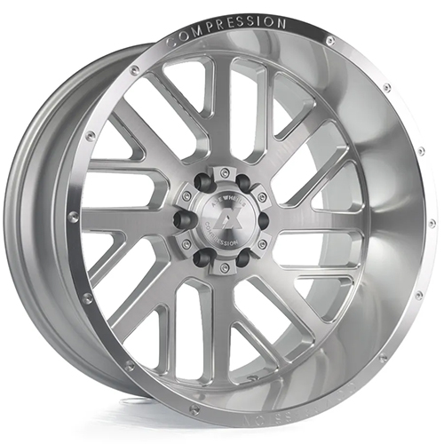 Axe Off-Road 2.1 Silver Brushed W/ Milled Lip - Part Number 201212H-44AX2SM Axe Off-Road 2.1 Silver Brushed W/ Milled Lip Photo