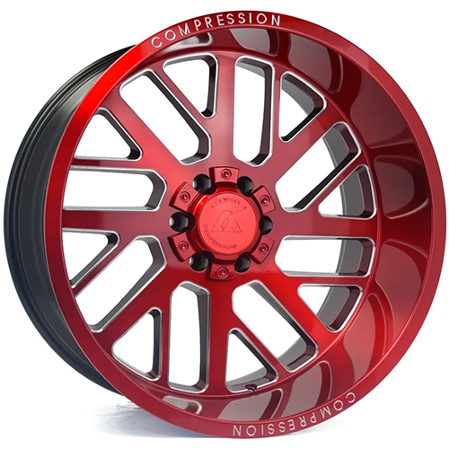 Axe Off-Road 2.2 Candy Red W/ Milled Accents - Part Number 241412H-76AX2RM Axe Off-Road 2.2 Candy Red W/ Milled Accents Photo