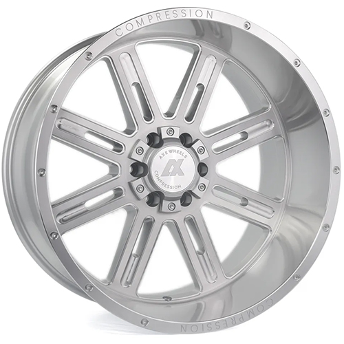 Axe Off-Road 4.1 Silver Brushed W/ Milled Lip - Part Number 221210H-44AX4SM Axe Off-Road 4.1 Silver Brushed W/ Milled Lip Photo