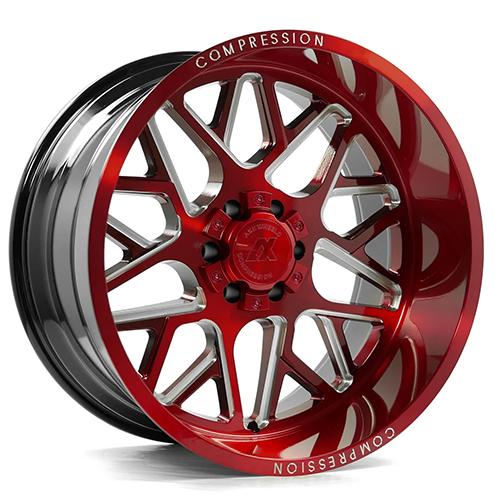Axe Off-Road AX5.2 Candy Red W Milled Accents - Part Number 221212H-44AX5RM Axe Off-Road AX5.2 Candy Red W Milled Accents Photo