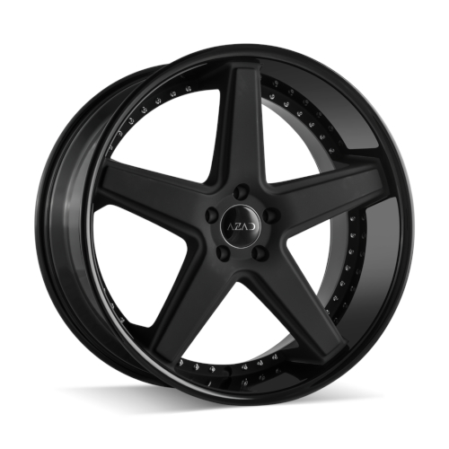 Azad AZ008 Matte Black With Gloss Black Lip - Part Number AZ00820105114+25MB/GBL Azad AZ008 Matte Black With Gloss Black Lip Photo