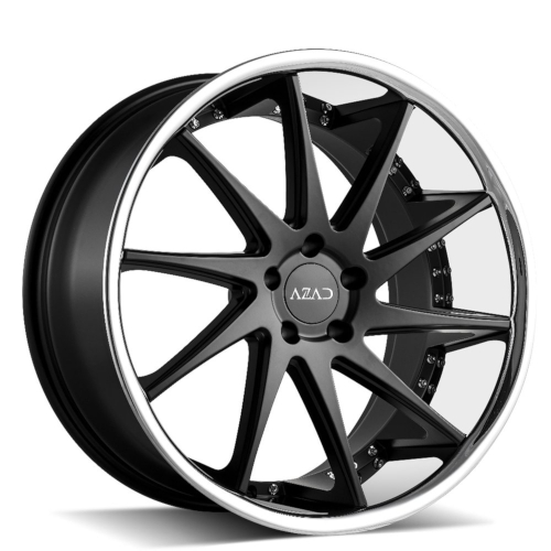 Azad AZ23 Black With Stainless Lip - Part Number AZ23221055114+40B/SSL Azad AZ23 Black With Stainless Lip Photo