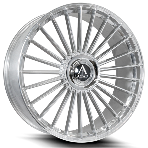 Azad AZ25 Chrome - Part Number AZ2524105112/114.3+40CHROME Azad AZ25 Chrome Photo