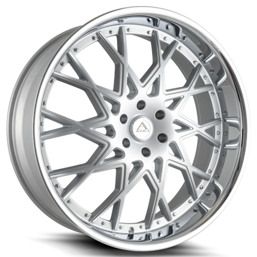 Azad AZ822 Brushed Silver With Stainless Lip - Part Number AZ8222410BLANK+25BR/SSL Azad AZ822 Brushed Silver With Stainless Lip Photo