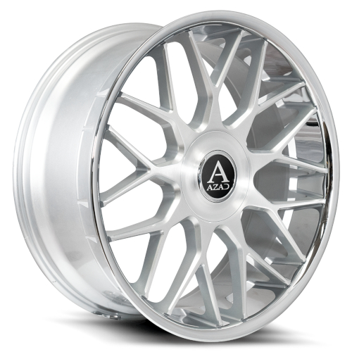 Azad AZV02 Brushed Silver With Stainless Lip - Part Number AZV0224105120/127+15BR/SSL Azad AZV02 Brushed Silver With Stainless Lip Photo