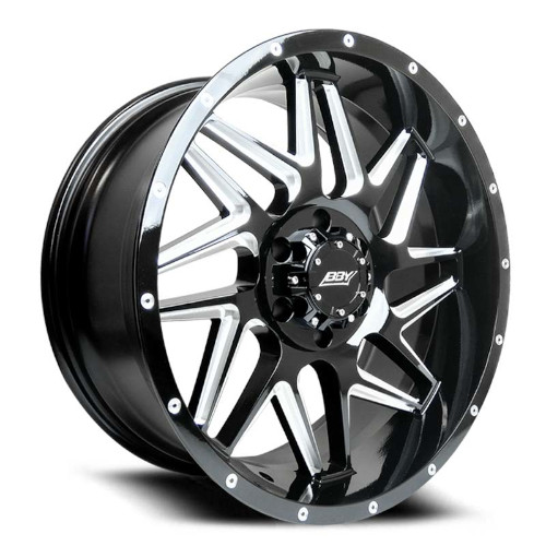 BBY Offroad 04 Rocket Gloss Black W/ Milled Windows - Part Number BO4290550-12BWR BBY Offroad 04 Rocket Gloss Black W/ Milled Windows Photo