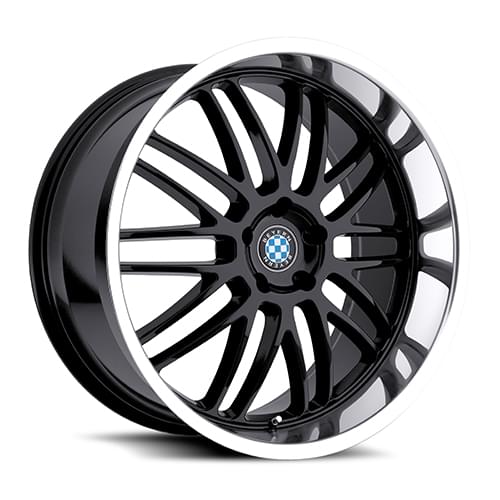 Beyern Mesh Gloss Black W/ Chrome Lip - Part Number 1985BYM155120B74 Beyern Mesh Gloss Black W/ Chrome Lip Photo