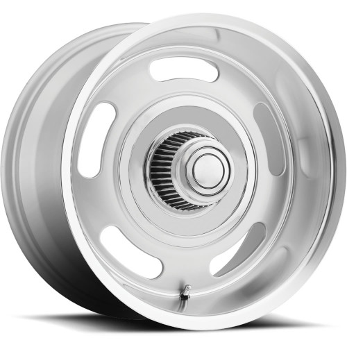 BG Rod Works Rally Silver W/ Machined Lip - Part Number RAL 790-6139-00 SML BG Rod Works Rally Silver W/ Machined Lip Photo