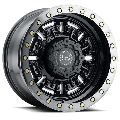 Black Rhino Abrams Gunmetal W/ Dark Tint Lip - Part Number 1795ABR-88180B25 Black Rhino Abrams Gunmetal W/ Dark Tint Lip Photo