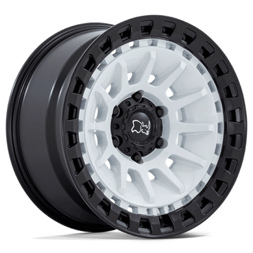 Black Rhino Barrage BR009 Gloss Black W/ Gloss White Center - Part Number BR009WM18906300 Black Rhino Barrage BR009 Gloss Black W/ Gloss White Center Photo