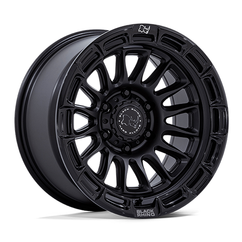 Black Rhino Rival BR025 Matte Black With Gloss Black Lip - Part Number BR025MB17906801 Black Rhino Rival BR025 Matte Black With Gloss Black Lip Photo