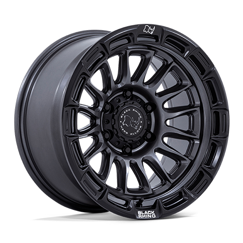 Black Rhino Rival BR025 Matte Gunmetal With Matte Black Lip - Part Number BR025AB17905001 Black Rhino Rival BR025 Matte Gunmetal With Matte Black Lip Photo